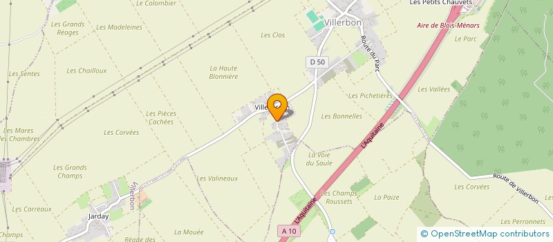 localisation de l'entreprise SCI DELAVENIR  VILLERBON