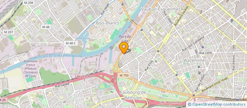 localisation de l'entreprise SCI DELAVIGNE à LILLE