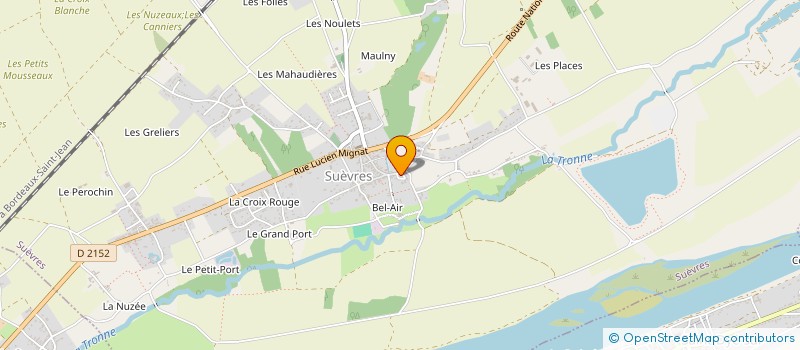 localisation de l'entreprise SCI DELAY  SUEVRES