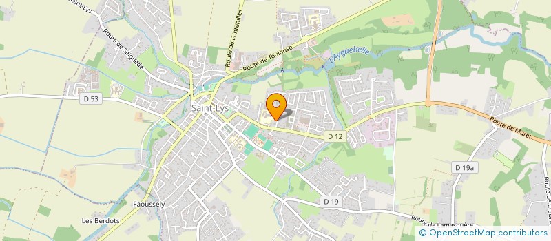 localisation de l'entreprise SCI DELBA  SAINT-LYS