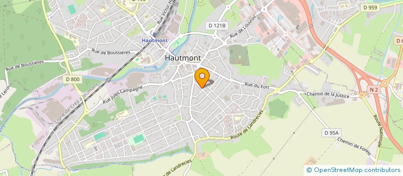 localisation de l'entreprise SCI DELBAER GENTILE IMMOBILIER  HAUTMONT