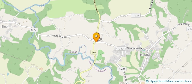 localisation de l'entreprise SCI DELBARRE  HEUGAS