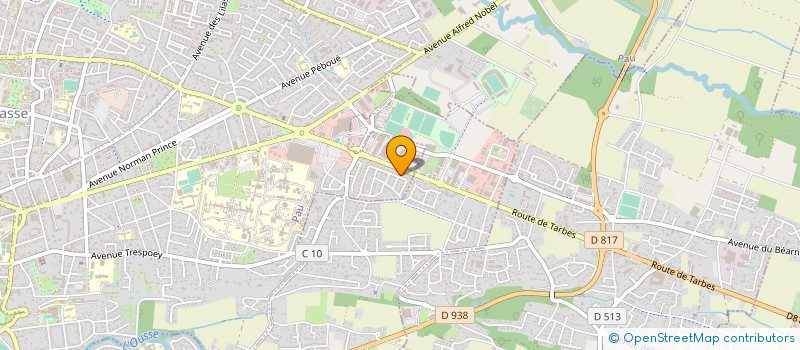 localisation de l'entreprise SCI DELBAST I à PAU