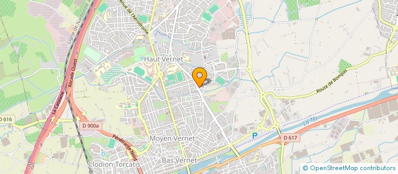 localisation de l'entreprise SCI DELBASU  PERPIGNAN