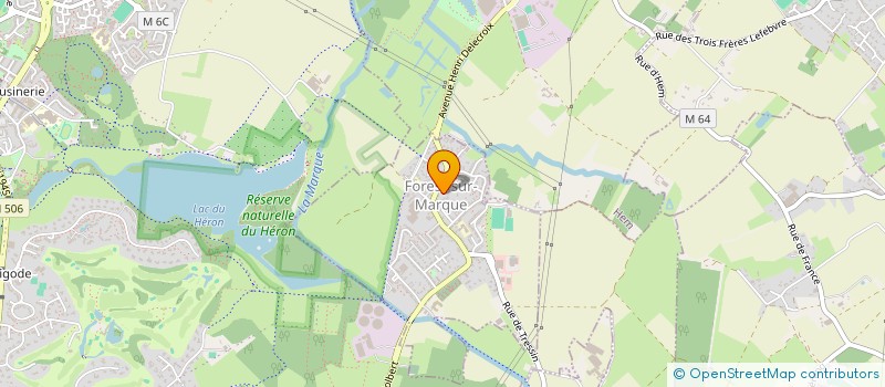 localisation de l'entreprise SCI DELBE à FOREST-SUR-MARQUE
