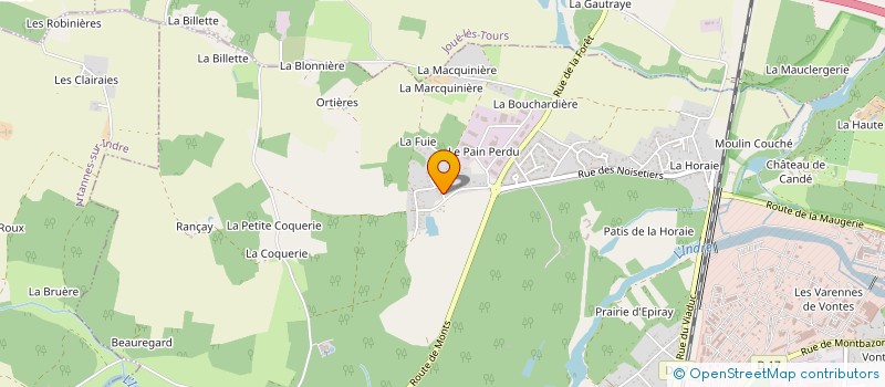 localisation de l'entreprise SCI DELBEAU  MONTS