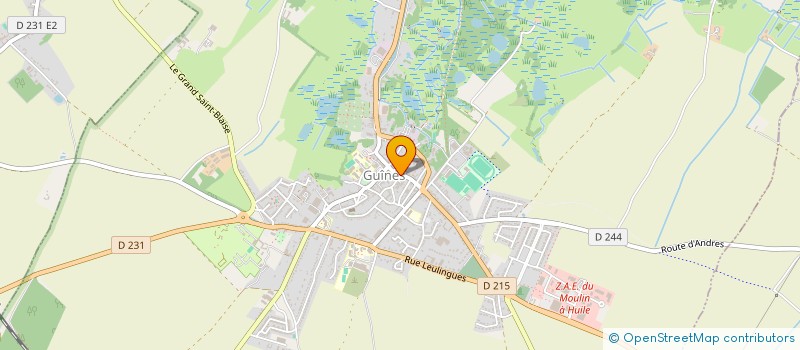 localisation de l'entreprise SCI DELBER-BOWN  GUINES