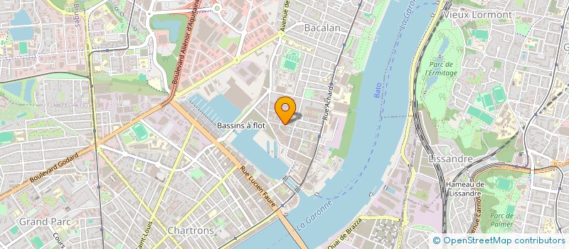 localisation de l'entreprise SCI DELBOS  BORDEAUX