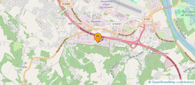 localisation de l'entreprise SCI DELBOS  ESTILLAC