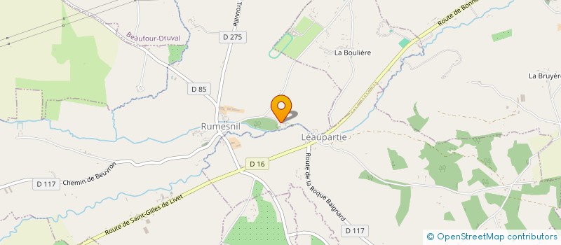 localisation de l'entreprise SCI DELBRO  LA HOUBLONNIERE