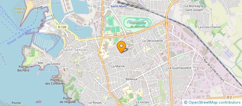 localisation de l'entreprise SCI DELBY  SAINT-MALO