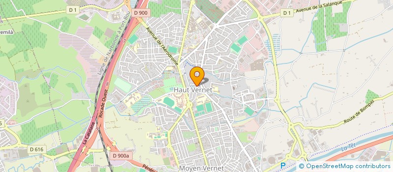 localisation de l'entreprise SCI DELCAM à PERPIGNAN
