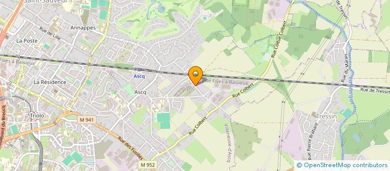 localisation de l'entreprise SCI DELCAMBRE à VILLENEUVE-D'ASCQ