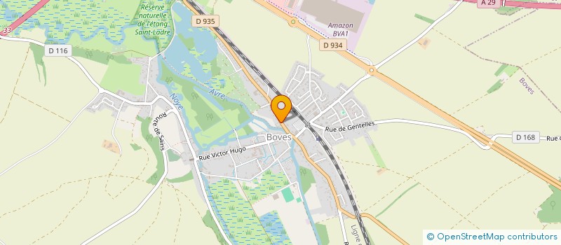 localisation de l'entreprise SCI DELCAMBRE à BOVES