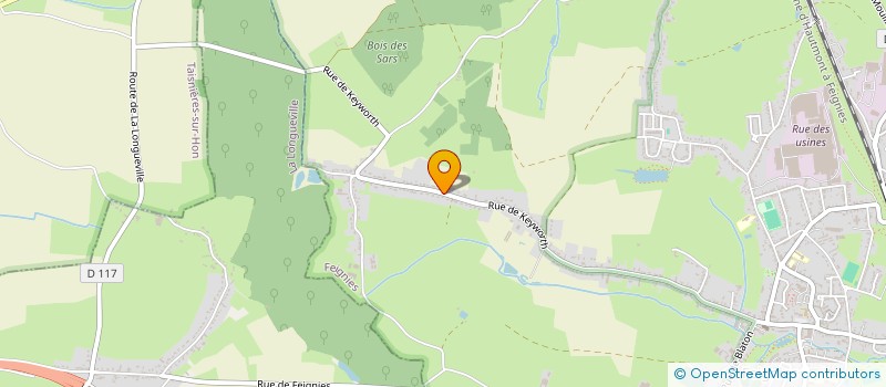 localisation de l'entreprise SCI DELCAMBRE PERON  FEIGNIES