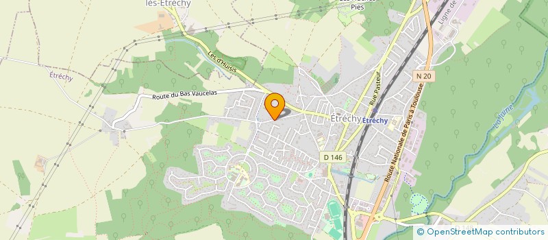 localisation de l'entreprise SCI DELCAN  ETRECHY