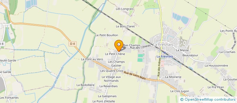 localisation de l'entreprise SCI DELCARHEL  LA FRESNAIS