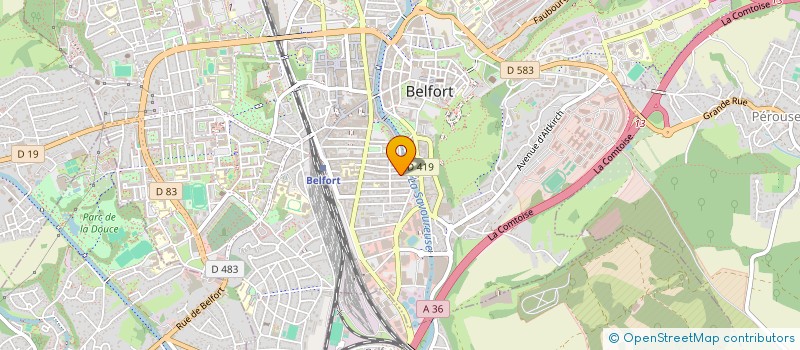 localisation de l'entreprise SCI DELCAS à BELFORT