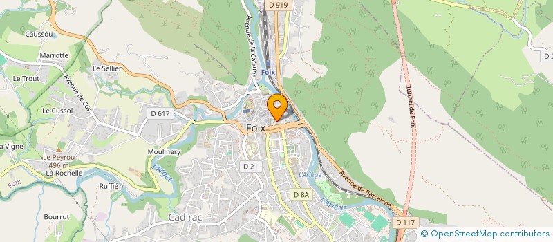 localisation de l'entreprise SCI DELCASSE à FOIX