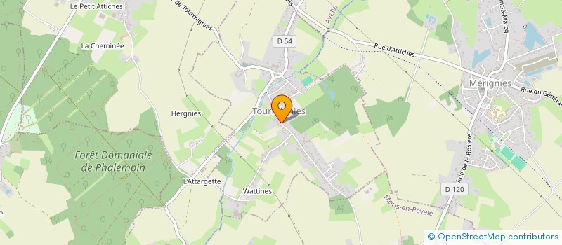 localisation de l'entreprise SCI DELCASSO  TOURMIGNIES