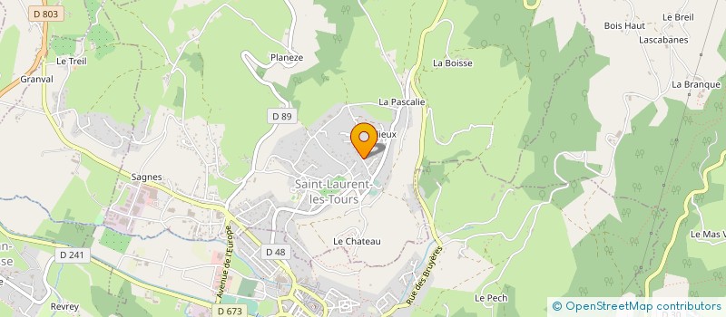 localisation de l'entreprise SCI DELCAT  SAINT-LAURENT-LES-TOURS