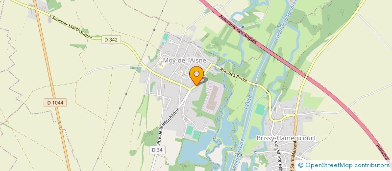 localisation de l'entreprise SCI DELCE à MOY-DE-L'AISNE