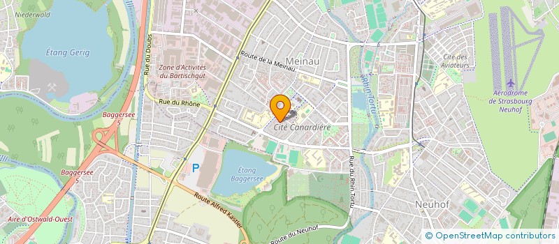 localisation de l'entreprise SCI DELCO à STRASBOURG