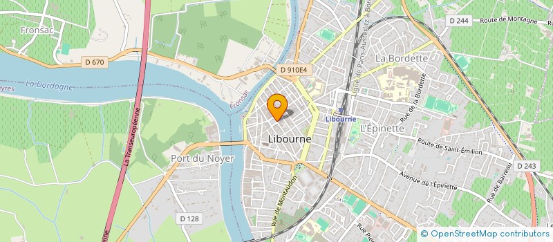 localisation de l'entreprise SCI DELCO à LIBOURNE