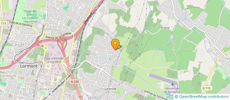 localisation de l'entreprise SCI DELCO  LORMONT