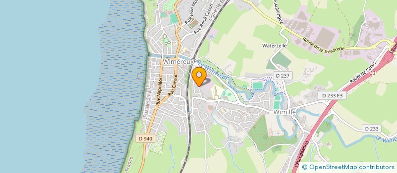 localisation de l'entreprise SCI DELCO  WIMILLE