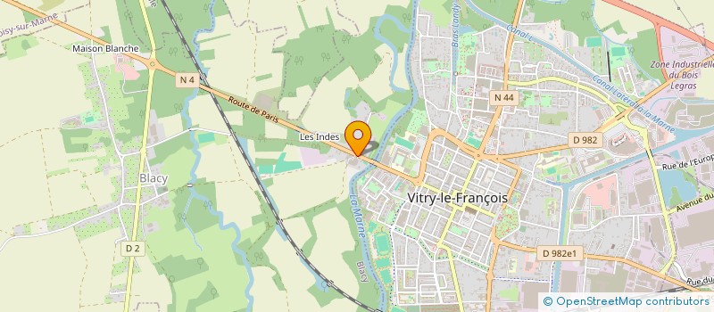 localisation de l'entreprise SCI DELCOMBEL  BLACY