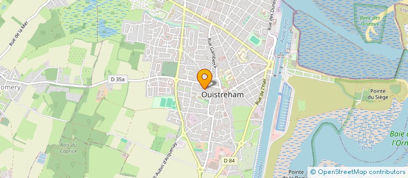 localisation de l'entreprise SCI DELCOR  OUISTREHAM