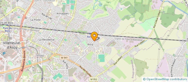 localisation de l'entreprise SCI DELCROIX DEGUINES à VILLENEUVE-D'ASCQ