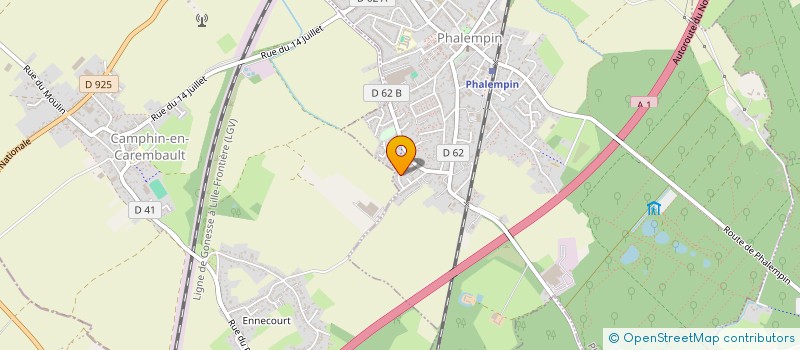 localisation de l'entreprise SCI DELDEC  PHALEMPIN