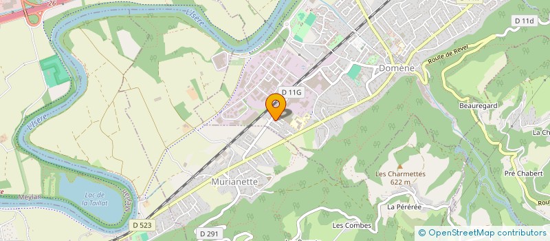 localisation de l'entreprise SCI DELDON  DOMENE