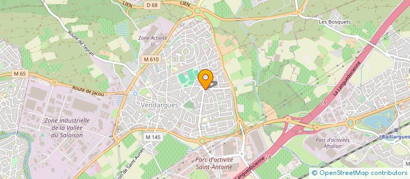 localisation de l'entreprise SCI DELECLUSE à VENDARGUES