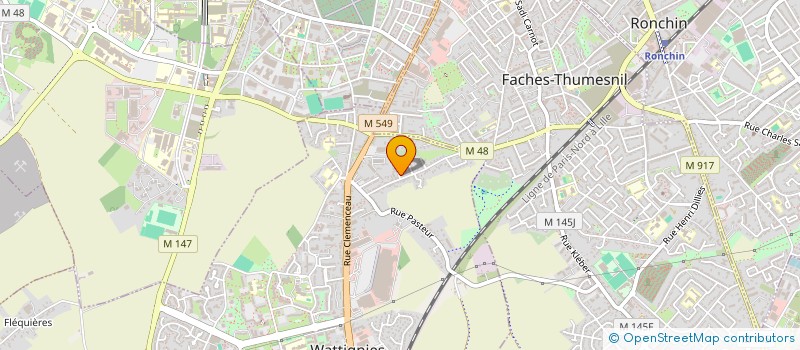 localisation de l'entreprise SCI DELEPIERRE  WATTIGNIES