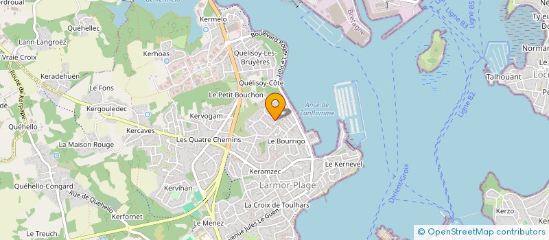 localisation de l'entreprise SCI DELER  LARMOR-PLAGE