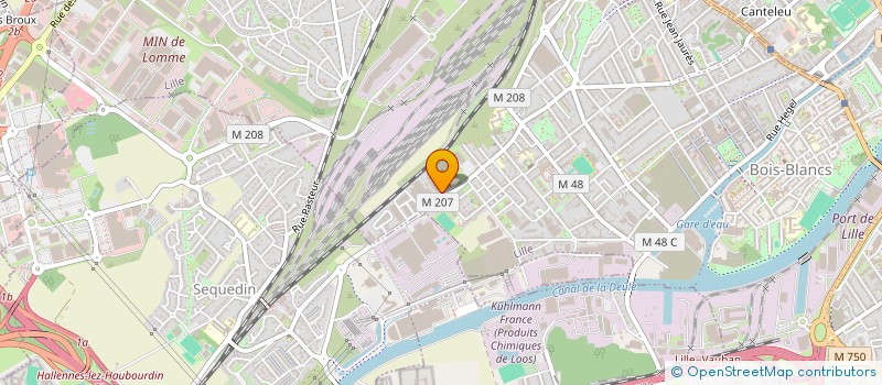localisation de l'entreprise SCI DELERUELLE à LILLE