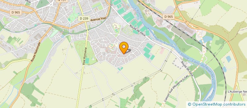 localisation de l'entreprise SCI DELES-FRATER à AUXERRE