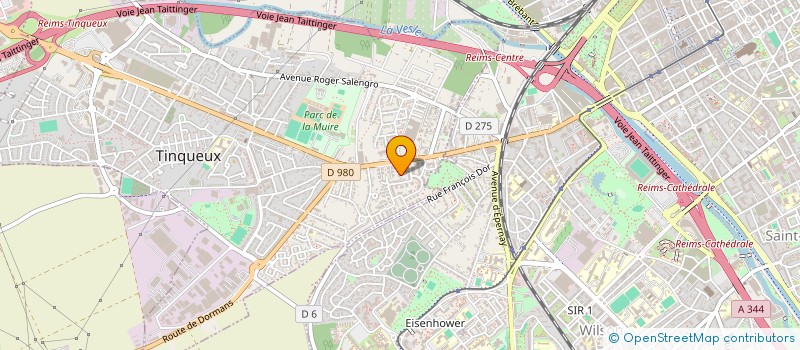 localisation de l'entreprise SCI DELESALLE  TINQUEUX