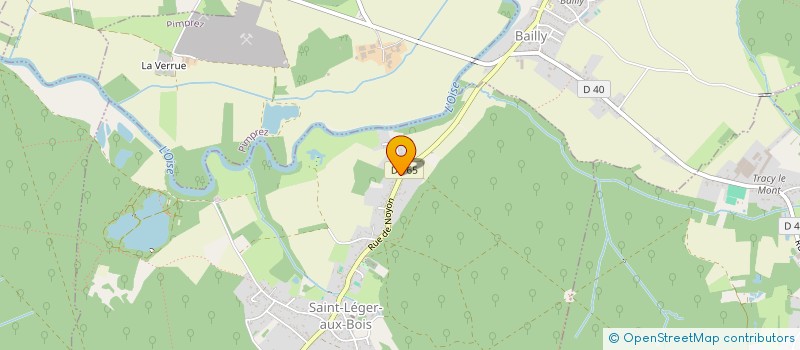 localisation de l'entreprise SCI DELESBACQ  SAINT-LEGER-AUX-BOIS