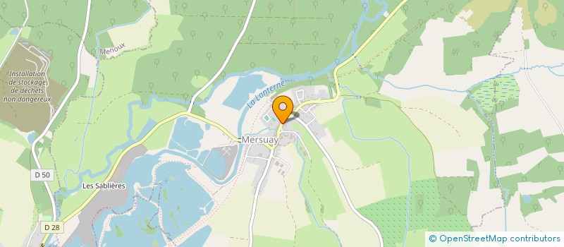 localisation de l'entreprise SCI DELESCLUSE  MERSUAY