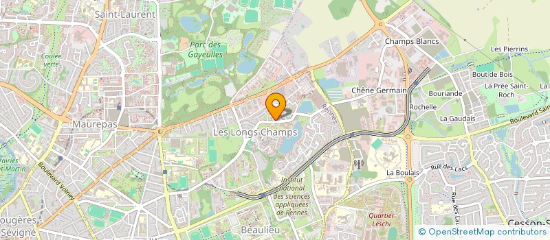 localisation de l'entreprise SCI DELESNE  RENNES