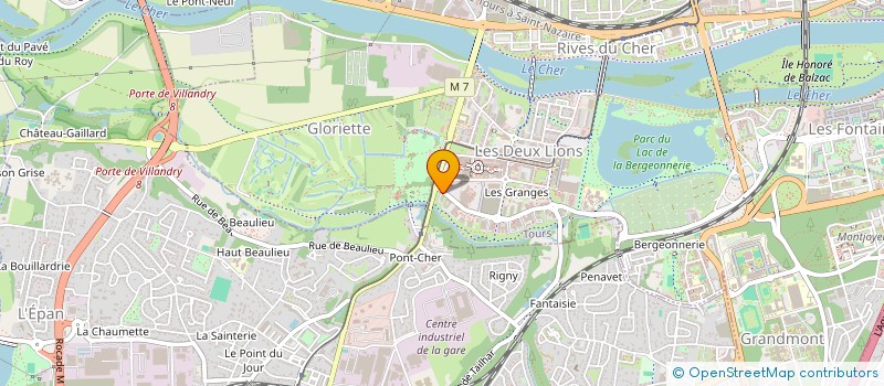 localisation de l'entreprise SCI DELESP LA ROCHE  TOURS
