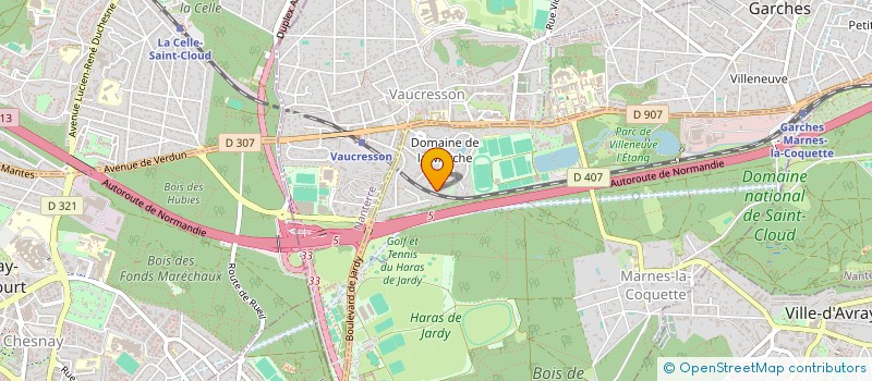 localisation de l'entreprise SCI DELESSERT BEETHOVEN  MARNES-LA-COQUETTE