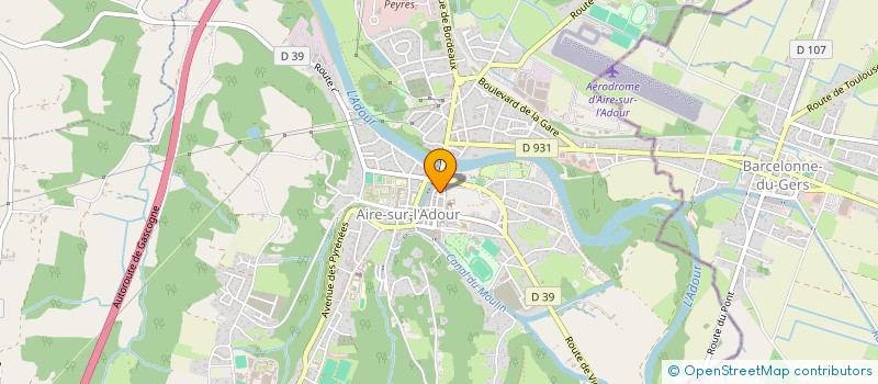 localisation de l'entreprise SCI DELEST  AIRE-SUR-L'ADOUR