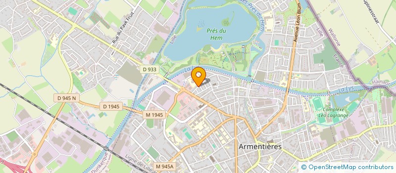 localisation de l'entreprise SCI DELEST  ARMENTIERES