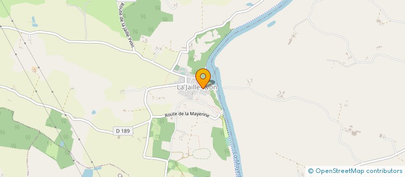 localisation de l'entreprise SCI DELESTRE  LA JAILLE-YVON