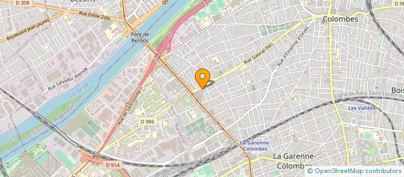 localisation de l'entreprise SCI DELET à COLOMBES